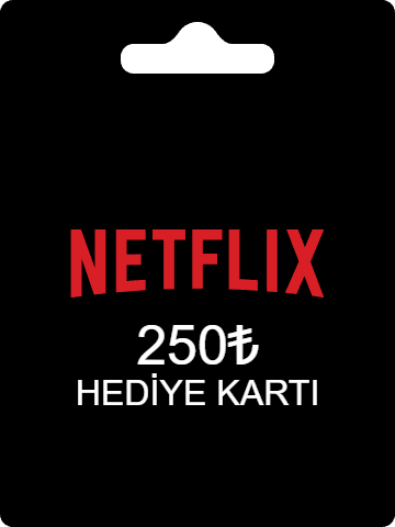 250 TL Netflix Hediye Kartı